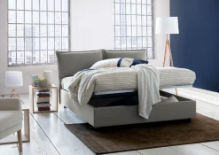 Letto matrimoniale Amelinda, con materasso Cm 160x190 incluso,<Dmora Sale