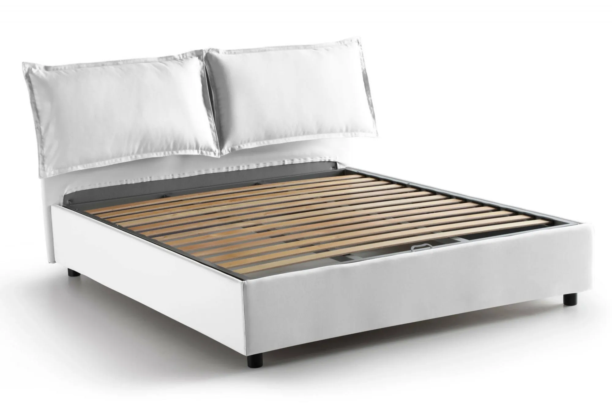 Letto matrimoniale Amelinda, con materasso Cm 160x190 incluso,<Dmora New
