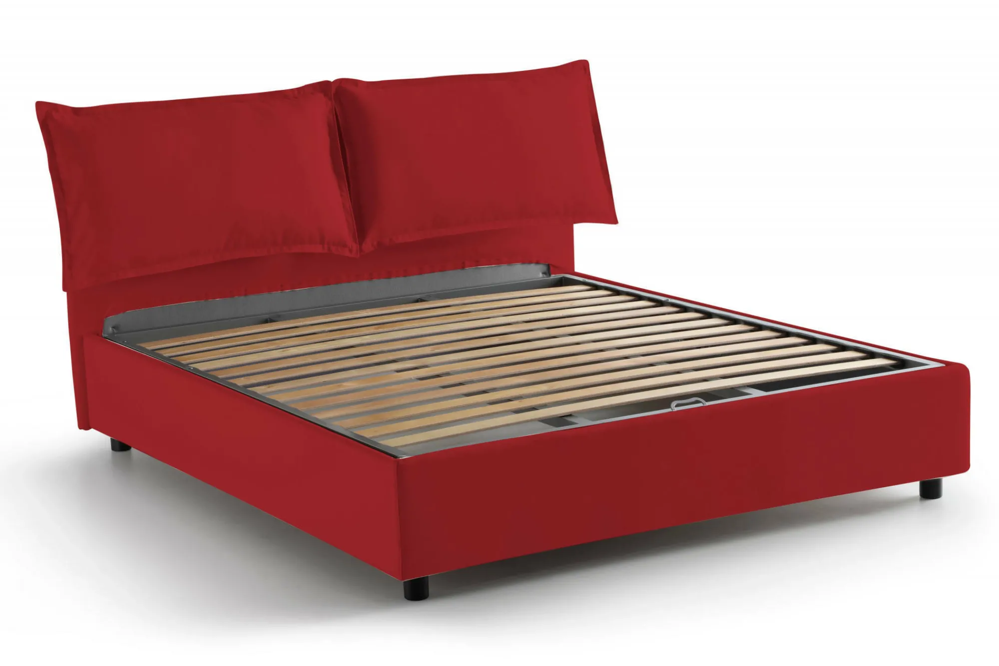 Letto matrimoniale Amelinda, con materasso Cm 160x190 incluso,<Dmora New