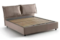 Letto matrimoniale Amelinda, con materasso Cm 160x190 incluso,<Dmora Discount