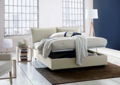 Letto matrimoniale Amy, con materasso Cm 160x200 incluso,<Dmora Cheap