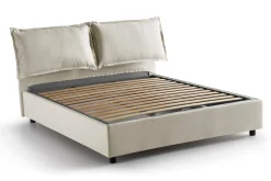 Letto matrimoniale Amy, con materasso Cm 160x200 incluso,<Dmora Cheap