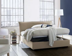Letto matrimoniale Andyymion, adatto per materasso 160x190 cm,<Dmora Store