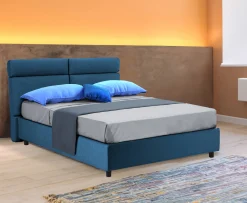 Letto matrimoniale Annus, Con materasso Cm 160x200 incluso,<Dmora Clearance