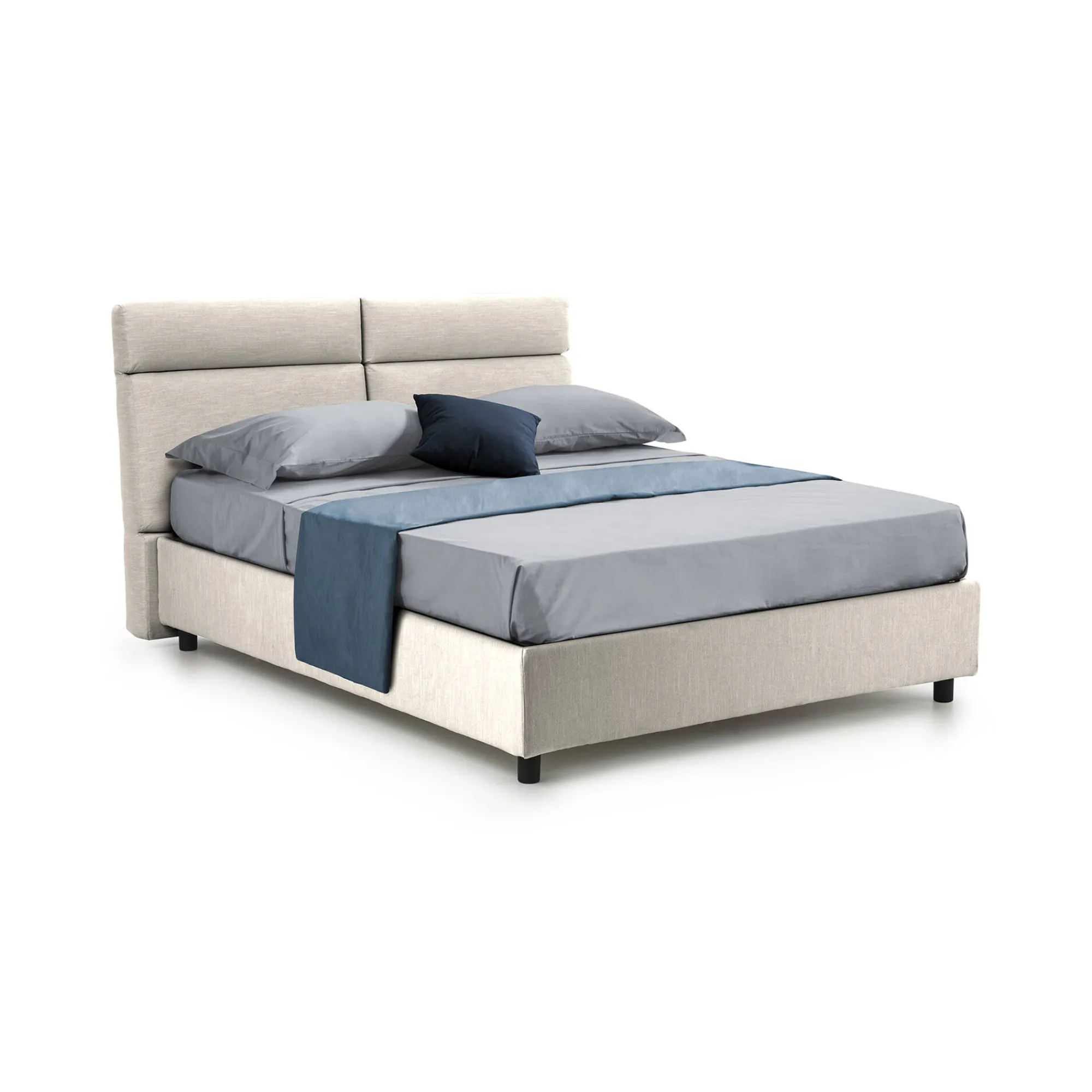 Letto matrimoniale Annus, Con materasso Cm 160x200 incluso,<Dmora Hot