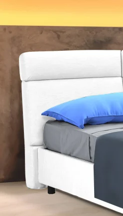 Letto matrimoniale Annus, Con materasso Cm 160x200 incluso,<Dmora Store