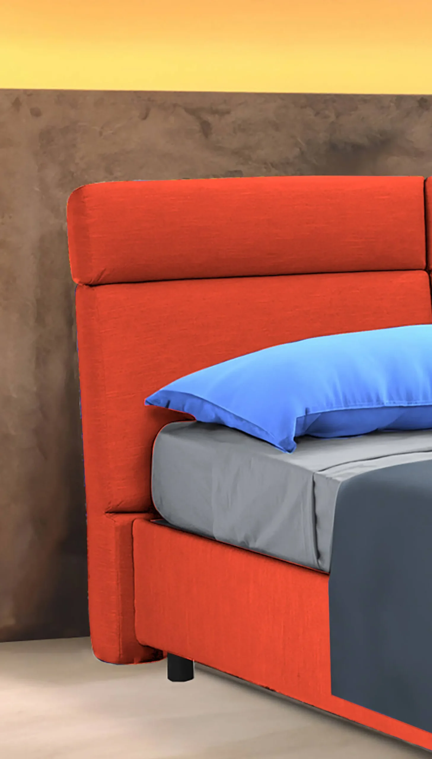 Letto matrimoniale Annus, Con materasso Cm 160x200 incluso,<Dmora Fashion