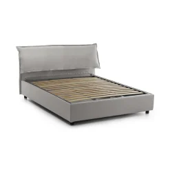 Letto matrimoniale Apaia, adatto per materasso Cm 160x200,<Dmora Sale