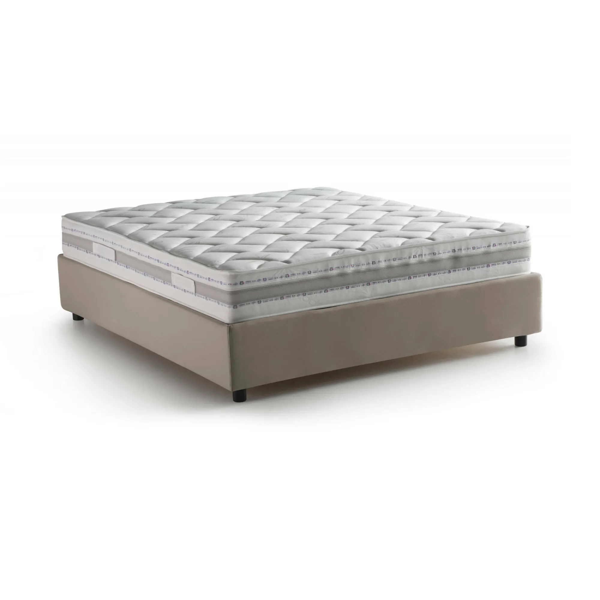 Letto matrimoniale Apel, con materasso Cm 160x190 incluso,<Dmora Best