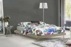 Letto matrimoniale Arbatrax, adatto per materasso Cm 160x190,<Dmora Cheap