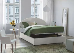 Letto matrimoniale Archivio, adatto per materasso Cm 160x190,<Dmora Shop