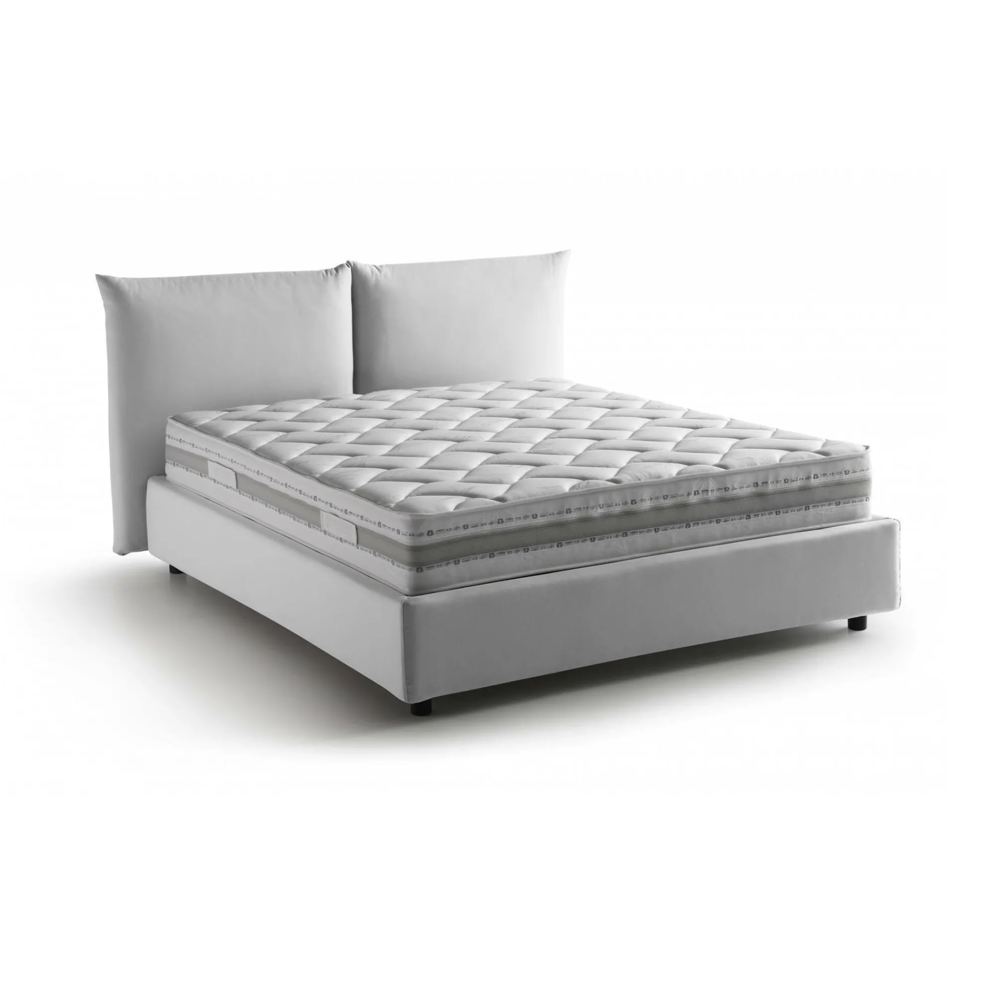 Letto matrimoniale Arcole, con materasso Cm 160x200 incluso,<Dmora Discount