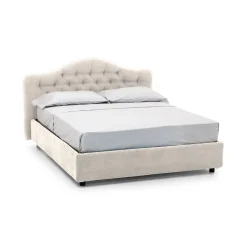 Letto matrimoniale Arex, Adatto a materasso Cm 160x190,<Dmora Store