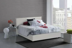 Letto matrimoniale Ariella, adatto per materasso Cm 160x200,<Dmora Discount