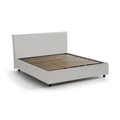 Letto matrimoniale Ariella, adatto per materasso Cm 160x200,<Dmora Discount