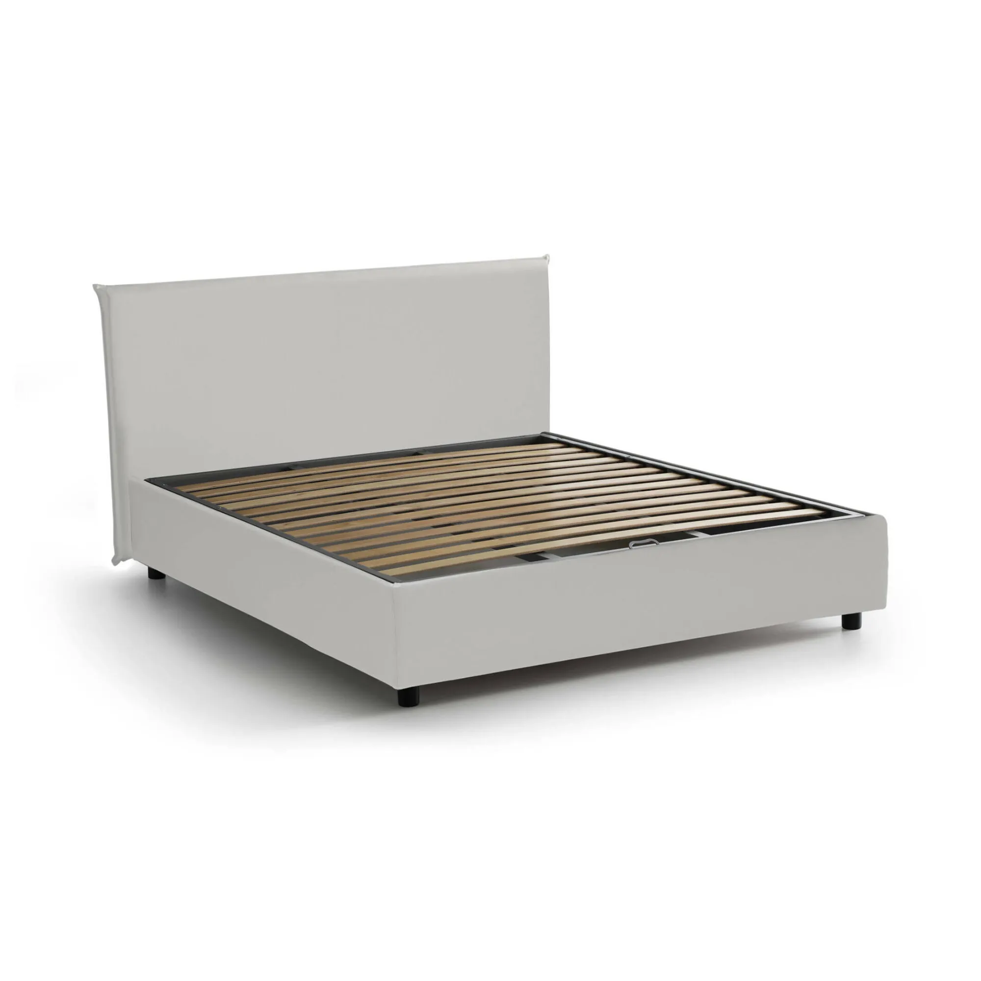 Letto matrimoniale Ariella, adatto per materasso Cm 160x200,<Dmora Discount