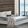 Letto matrimoniale Arron, adatto per materasso Cm 160x200,<Dmora Sale