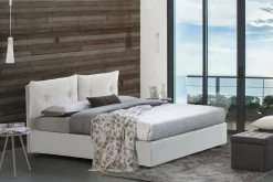 Letto matrimoniale Arron, adatto per materasso Cm 160x200,<Dmora Sale