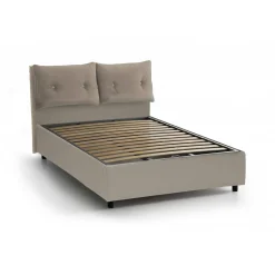 Letto matrimoniale Arron, adatto per materasso Cm 160x200,<Dmora Fashion