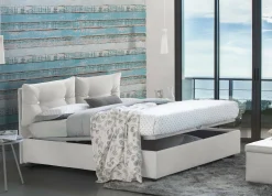 Letto matrimoniale Artrax, adatto per materasso Cm 160x200,<Dmora Flash Sale