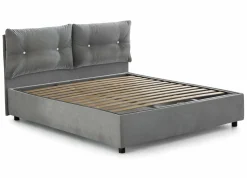 Letto matrimoniale Artrax, adatto per materasso Cm 160x200,<Dmora Sale