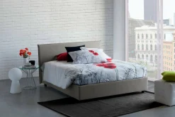 Letto matrimoniale Ashlee, adatto per materasso Cm 160x190,<Dmora Flash Sale