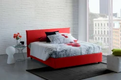 Letto matrimoniale Ashlee, adatto per materasso Cm 160x190,<Dmora Online