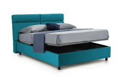 Letto matrimoniale Ator, Adatto a materasso Cm 160x200,<Dmora Best