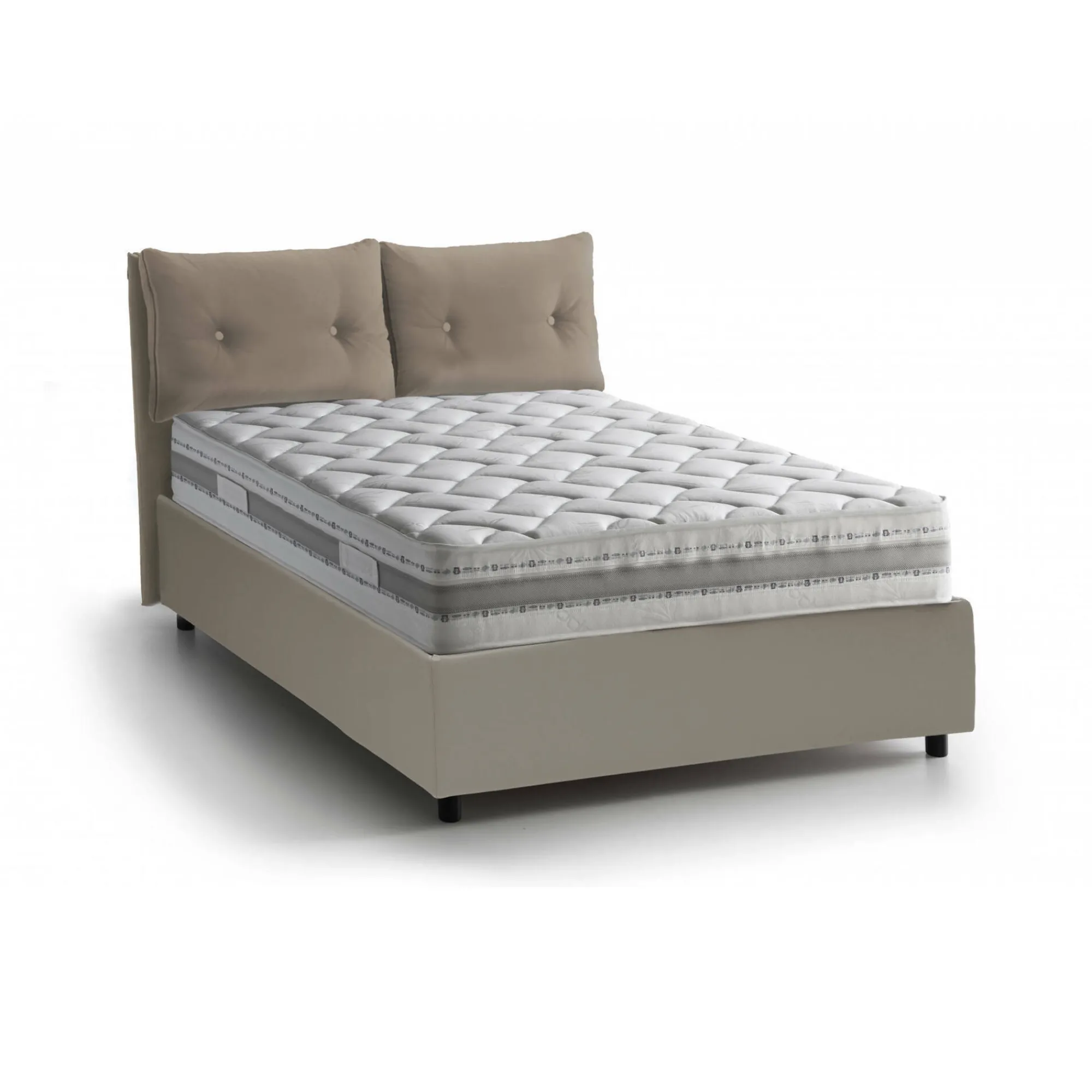 Letto matrimoniale Aylyn, con materasso Cm 160x200 incluso,<Dmora Clearance