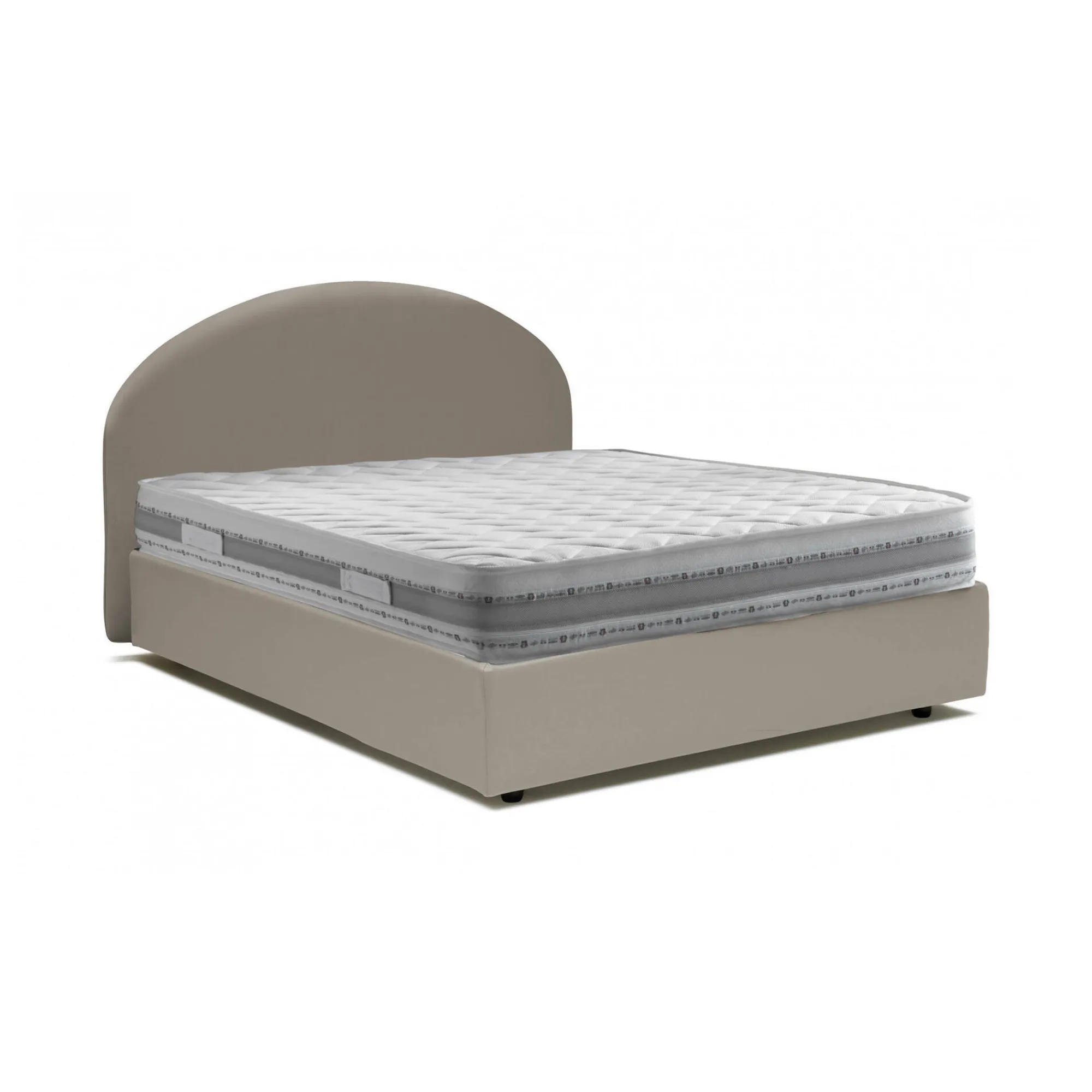 Letto matrimoniale Ayur, con materasso Cm 160x200 incluso,<Dmora Best Sale