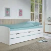 Letto matrimoniale Bayreuth, Sommier per camera da letto, Giroletto per stanza, Struttura porta materasso, 205x63 h98 cm,<Dmora Cheap