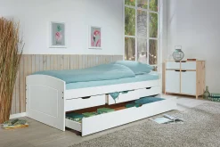 Letto matrimoniale Bayreuth, Sommier per camera da letto, Giroletto per stanza, Struttura porta materasso, 205x63 h98 cm,<Dmora Cheap