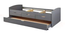 Letto matrimoniale Bayreuth, Sommier per camera da letto, Giroletto per stanza, Struttura porta materasso, 205x63 h98 cm,<Dmora Fashion