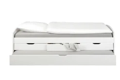 Letto matrimoniale Bayreuth, Sommier per camera da letto, Giroletto per stanza, Struttura porta materasso, 205x63 h98 cm,<Dmora Cheap