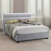 Letto matrimoniale Bedero, Con materasso Cm 160x200 incluso,<Dmora Sale