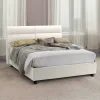 Letto matrimoniale Bedero, Con materasso Cm 160x200 incluso,<Dmora Flash Sale