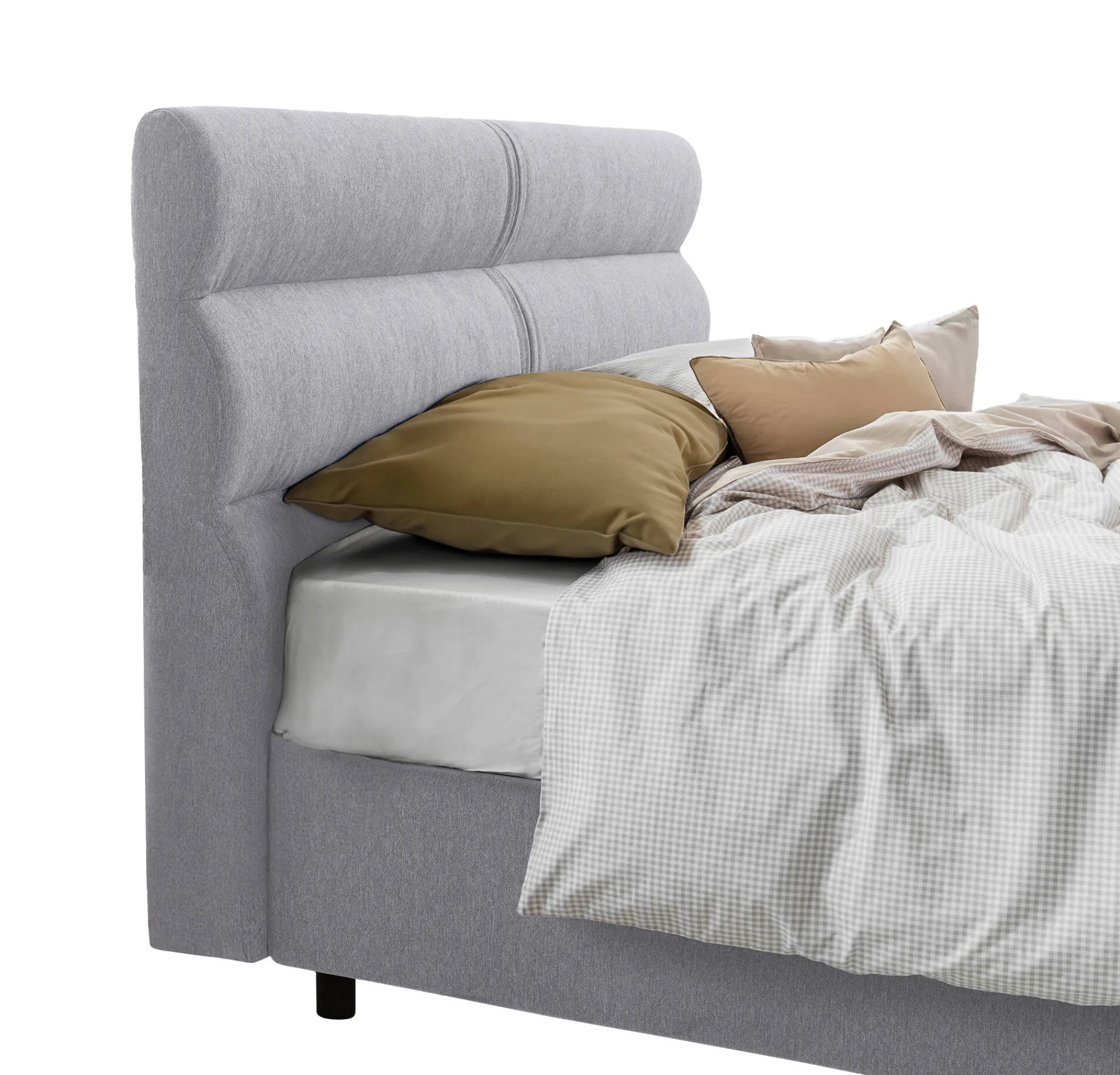 Letto matrimoniale Bedero, Con materasso Cm 160x200 incluso,<Dmora Sale