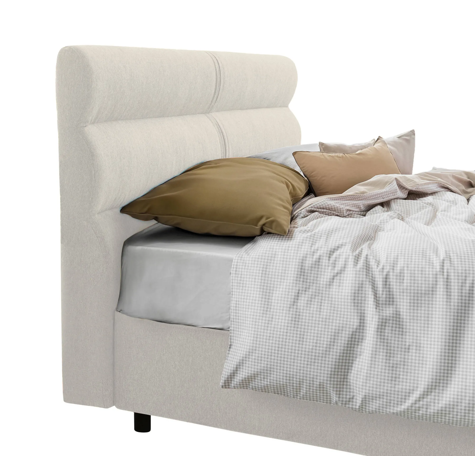 Letto matrimoniale Briaglia, Adatto a materasso Cm 160x200,<Dmora Best