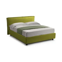 Letto matrimoniale Brunate, Con materasso Cm 160x200 incluso,<Dmora Cheap