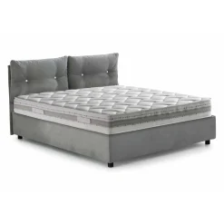 Letto matrimoniale Calcite, con materasso Cm 160x200 incluso,<Dmora Discount