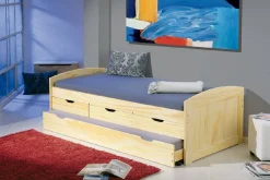 Letto matrimoniale Herten, Sommier per camera da letto, Giroletto per stanza, Struttura porta materasso, 98x205 h63 cm,<Dmora New
