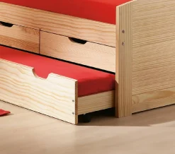 Letto matrimoniale Herten, Sommier per camera da letto, Giroletto per stanza, Struttura porta materasso, 98x205 h63 cm,<Dmora Discount