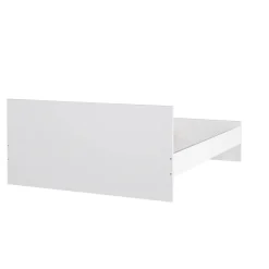 Letto matrimoniale Kaitak, 166x207 h80 cm, Bianco<Dmora Sale