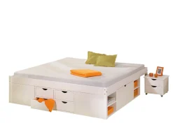 Letto matrimoniale Konstanz, Sommier per camera da letto, Giroletto per stanza, Struttura porta materasso, 146x196 h48 cm,<Dmora Best Sale