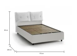 Letto matrimoniale Mercede, adatto per materasso Cm 160x190,<Dmora Best Sale
