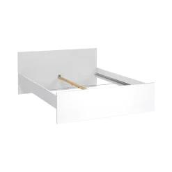 Letto matrimoniale Nilofar, 166x207 h80 cm, Bianco<Dmora Fashion