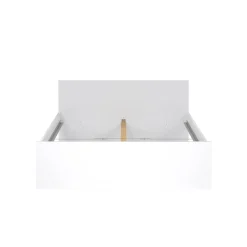 Letto matrimoniale Nilofar, 166x207 h80 cm, Bianco<Dmora Fashion