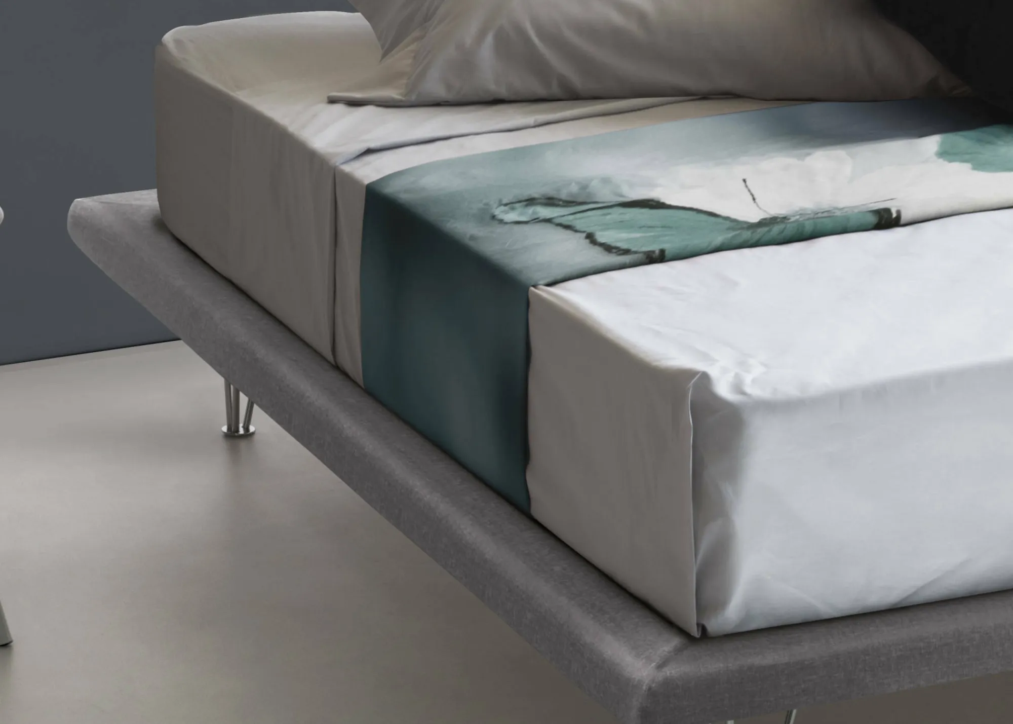 Letto matrimoniale Pietersite, adatto per materasso Cm 160x200,<Dmora Best Sale