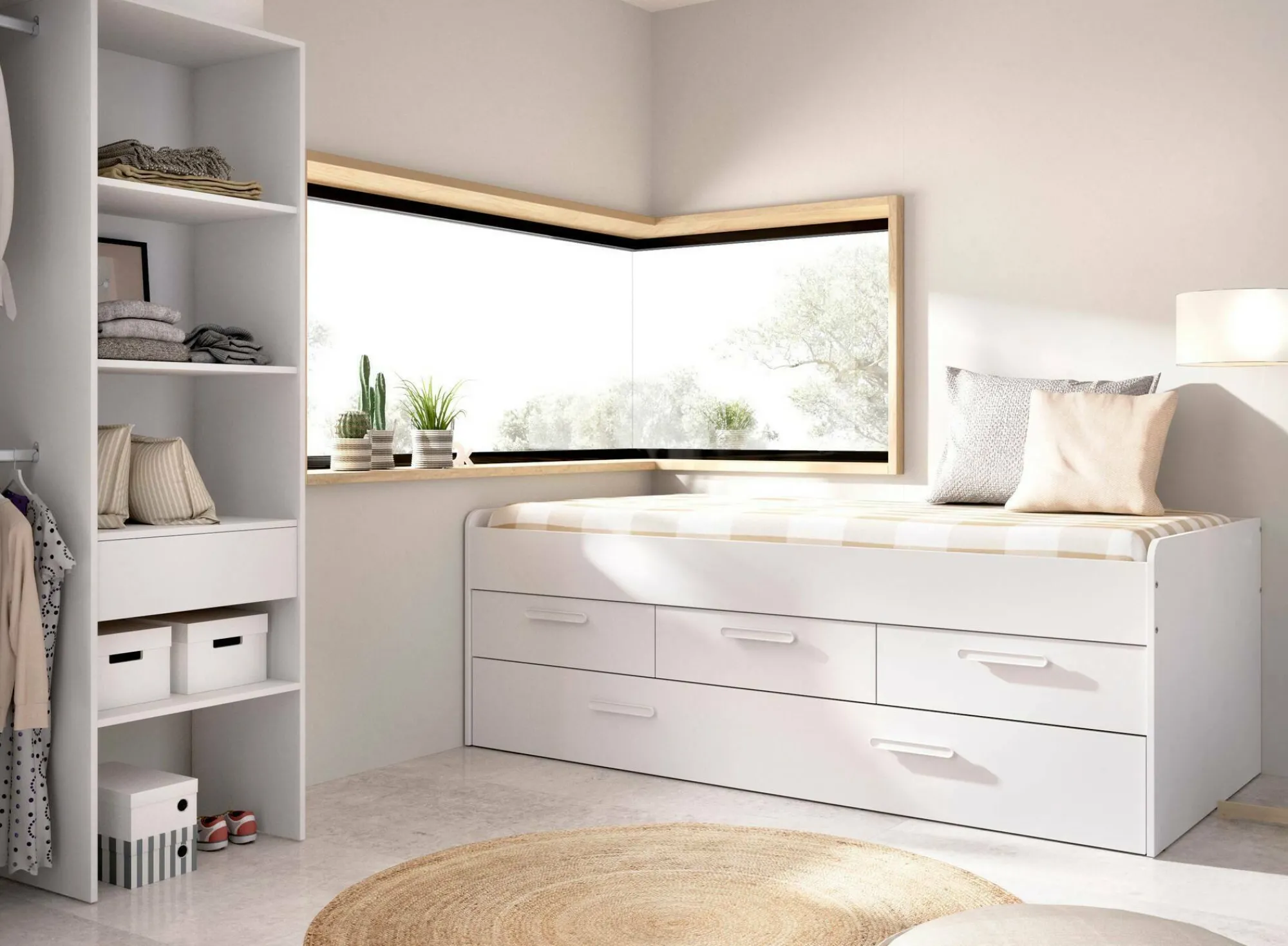 Letto per bambini Aftro, 194x95h68 cm,<Dmora Sale
