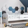 Letto per bambini Debby, 77x144 h56 cm, con Escavatore<Dmora Hot